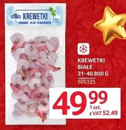 Selgros Krewetki białe 31-40 800g Selgros oferta