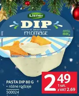 Selgros Pasta dip Lisner 80g oferta