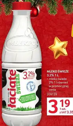 Selgros Mleko świeże 3,2% Łaciate 1l oferta