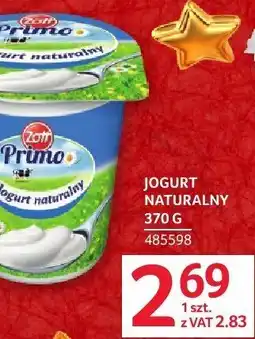 Selgros Jogurt naturalny Primo 370g oferta