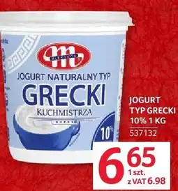 Selgros Jogurt typ grecki 10% Mlekovita 1kg oferta