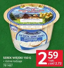 Selgros Serek wiejski Almette 150g oferta