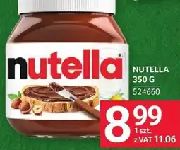 Selgros Krem czekoladowy Nutella 350g oferta