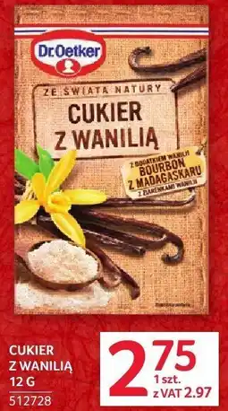 Selgros Cukier z wanilią Dr. Oetker 12g oferta