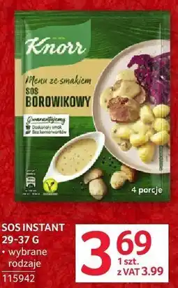 Selgros Sos instant Knorr 29-97g oferta