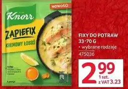 Selgros Fix do potraw Knorr Zapiefix 33-70g oferta