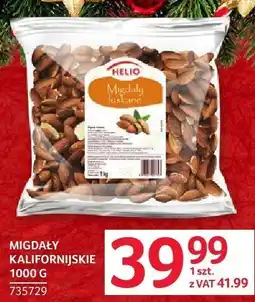 Selgros Migdały kalifornijskie 1000g Helfo oferta