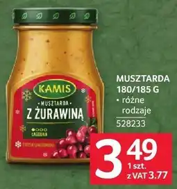 Selgros Musztarda Kamis z żurawiną 180-185g oferta