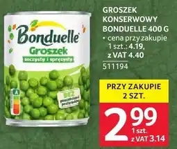 Selgros Groszek konserwowy Bonduelle 400g oferta