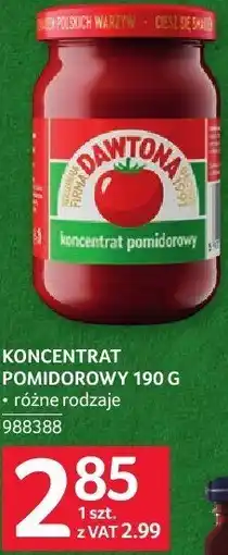 Selgros Koncentrat pomidorowy Dawtona 190g oferta
