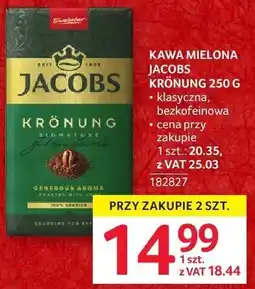 Selgros Kawa mielona Jacobs Kronung 250g oferta