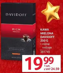Selgros Kawa mielona Davidoff 250g oferta