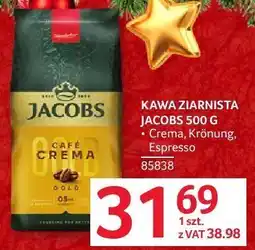 Selgros Kawa ziarnista JACOBS Café Crema 500g oferta
