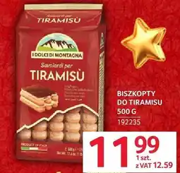 Selgros Biszkopty do Tiramisu 500g Selgros oferta