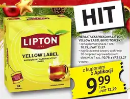 Selgros Herbata ekspresowa Lipton Yellow Label 88/92 torebki oferta