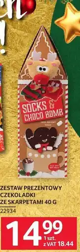Selgros Zestaw prezentowy czekoladki ze skarpetami 40 g Selgros oferta