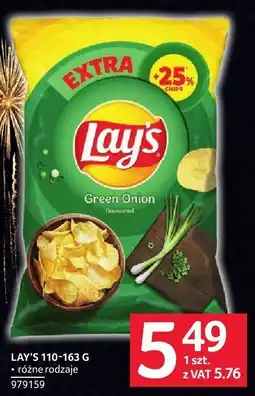 Selgros Chipsy Lay's 110-163 g oferta
