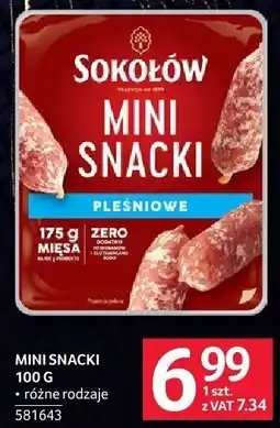 Selgros Mini snacki mięsne 175 g Sokołów oferta