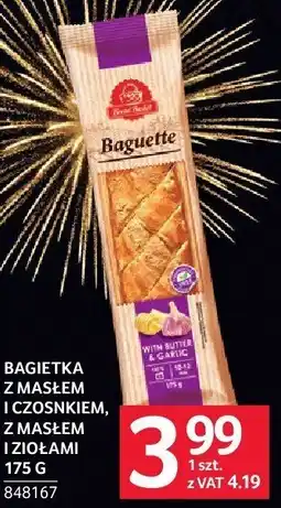 Selgros Bagietka z masłem czosnkowym, z masłem i ziołami 175 g Raclette oferta