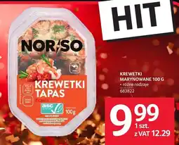 Selgros Krewetki marynowane tapas 100 g Nor.So oferta