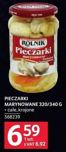 Selgros Pieczarki marynowane 320/340 g Rolnik oferta