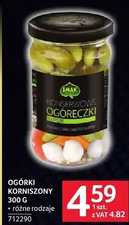 Selgros Ogórki korniszony 300 g Smak oferta