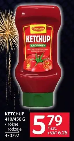 Selgros Ketchup Winiary łagodny 410/450g oferta