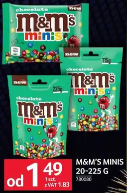 Selgros Draże M&M'S MINIS 20-225 g oferta