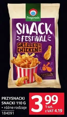 Selgros Przysnacki Snack 110 g różne rodzaje oferta