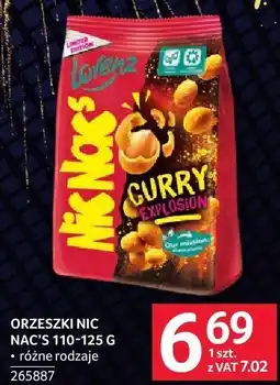 Selgros Orzeszki Nic Nac's 110-125 g różne rodzaje oferta