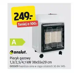 Jula Piecyk gazowy 1,3/2,5/4,1 kW 38x55x29 cm (Ansul) oferta