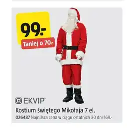 Jula Kostium Świętego Mikołaja 7 el oferta