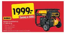 Jula Agregat prądotwórczy 2,7 kW 46 kg (DEWALT) oferta