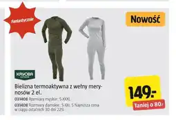 Jula Bielizna termoaktywna z wełny merynosów 2 el oferta