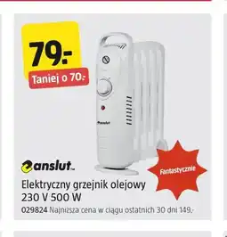 Jula Anslut Elektryczny grzejnik olejowy 230 V 500 W oferta