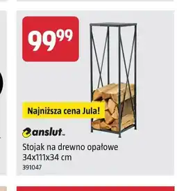 Jula Anslut Stojak na drewno opałowe 34x111x34 cm oferta