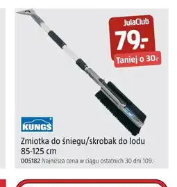Jula KUNGS Zmiotka do śniegu/skrobak do lodu 85-125 cm oferta