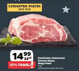 Netto Karkówka wieprzowa Sztuka Mięsa Mega Paka oferta