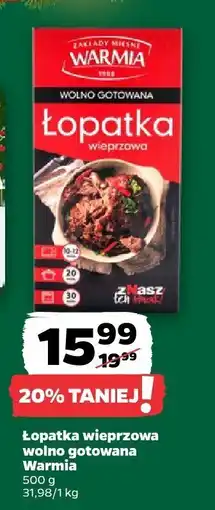 Netto Łopatka wieprzowa wolno gotowana Warmia oferta