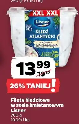 Netto Filety śledziowe w sosie śmietanowym Lisner oferta