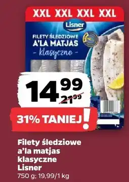 Netto Filety śledziowe a'la matjas klasyczne Lisner oferta