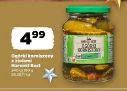 Netto Ogórki korniszony z ziołami Harvest Best oferta
