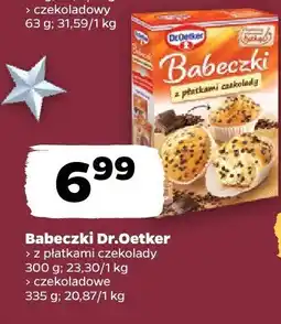 Netto Babeczki Dr.Oetker z płatkami czekolady czekoladowe oferta