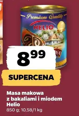 Netto Masa makowa z bakaliami i miodem Helio oferta