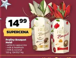 Netto Praliny Bouquet Heidi white & cappuccino milk & hazelnuts crispy wafer oferta