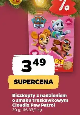 Netto Biszkopty z nadzieniem o smaku truskawkowym Cloudiz Paw Patrol oferta
