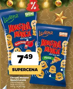 Netto Chrupki Monster Munch Lorenz Pizza 100 g oferta