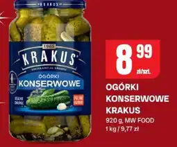 Chorten Ogórki konserwowe Krakus oferta