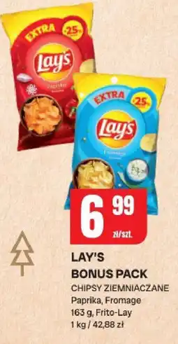 Chorten Chipsy lay's bonus pack ziemniaczane papryka, fromage Frito-Lay oferta