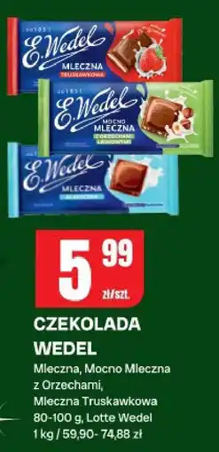 Chorten Czekolada Wedel Mocno Mleczna z Orzechami oferta